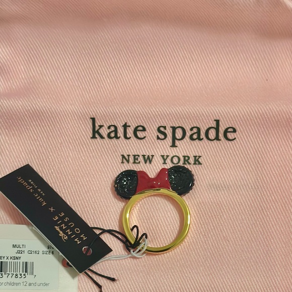 Kate Spade Minnie Mouse Bow ring - Picture 2 of 2